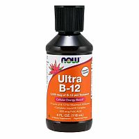 NOW Foods Vitamín B-12 Ultra liquid 118 ml