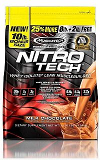 Proteín Nitro-Tech Performance - MuscleTech 1800 g vanilka