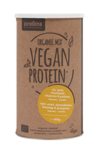 Purasana Vegan Protein Mix BIO 400 g vanilka