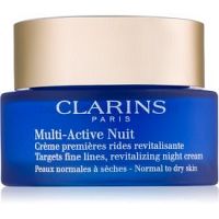 Clarins Multi-Active nočný revitalizačný krém na jemné vrásky pre normálnu a suchú pleť 50 ml