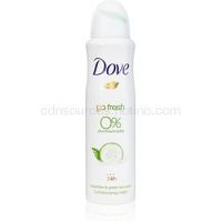 Dove Go Fresh Cucumber & Green Tea dezodorant bez alkoholu a obsahu hliníka 24h 150 ml