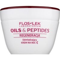 FlosLek Laboratorium Oils & Peptides Regeneration 60+ regeneračný nočný krém s omladzujúcim účinkom 50 ml