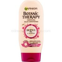 Garnier Botanic Therapy Ricinus Oil posilňujúci balzam pre slabé vlasy s tendenciou vypadávať bez parabénov 200 ml
