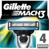 Gillette Mach 3 náhradné žiletky 4 ks