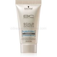 Schwarzkopf Professional BC Bonacure Scalp Genesis čistiaci šampón pre normálne až mastné vlasy 30 ml