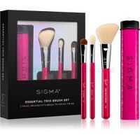 Sigma Beauty Essential Trio Brush Set sada štetcov s puzdrom 