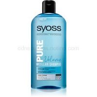 Syoss Pure Volume objemový micelárny šampón na slabé vlasy  500 ml