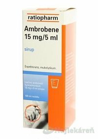 AMBROBENE 15 mg/5 ml sirup 100 ml