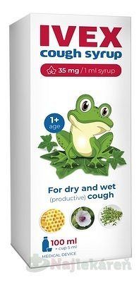 IVEX sirup na kašeľ pre deti, 100 ml