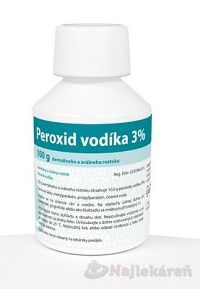 Peroxid vodíka 3 % sol dor (fľ.HDPE) 1x100 g