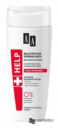 AA Help Atopic Skin Čistiace mlieko neparfumované 250 ml