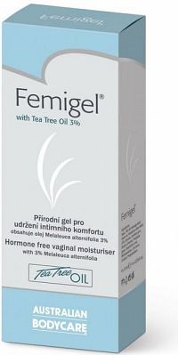ABC Tea Tree OIL FEMIGEL Vaginálny gél antiseptický a hydratačný intim gél (+ aplikátor) 4x5 ml