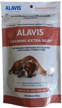 ALAVIS CALMING EXTRA SILNÝ 1×30 tbl, proti stresu pre psov a mačky