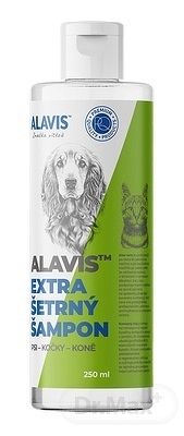 ALAVIS Extra šetrný ŠAMPÓN 1×250 ml, šampón pre pre kone, poníky, psov a mačky