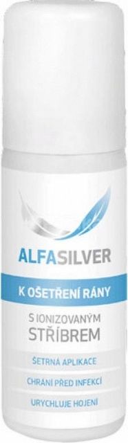 Alfasilver sprej na ošetrenie rán 125 ml