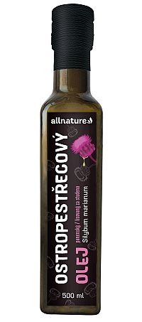 Allnature Ostropestrecový Olej 500ml 1×500ml