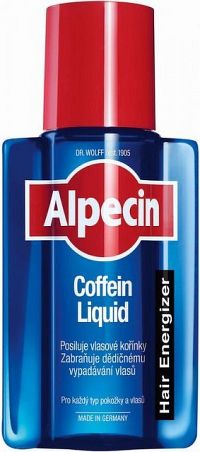 Alpecin Caffeine Liquid kofeínové tonikum proti padaniu vlasov pre mužov Strengthens The Hair Roots Prevents Hair Loss 200 ml
