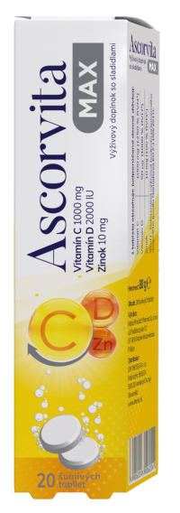 ASCORVITA MAX šumivé tablety