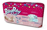 BabyBaby Soft Premium Mini 3-6kg 1x62 ks, detské plienky
