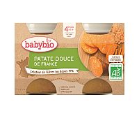 BABYBIO Príkrm sladké zemiaky (2x 130 g)
