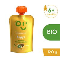 Beggs BIO Kiwi a banán 120 g