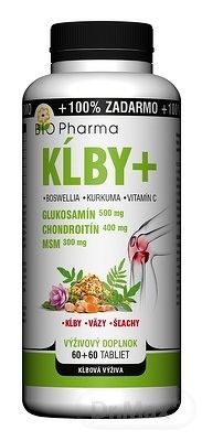 BIO Pharma KĹBY + 1×120 tbl, doplnok výživy