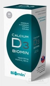 BIOMIN CALCIUM S VITAMÍNOM D3 cps 1x60 ks