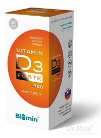 Biomin VITAMIN D3 FORTE 1000 I.U. 1×60 cps