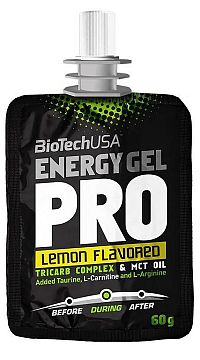 BioTech USA ENERGY GEL PROFESSIONAL 60g - citrón
