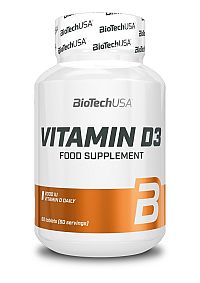 BioTechUSA VITAMIN D3 - 50mcg 60 tbl 1×60 tbl