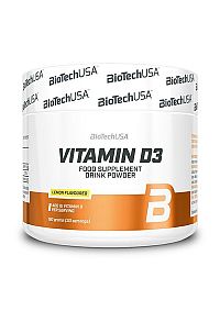 BioTechUSA VITAMIN D3 citrón 150 g 1×150 g