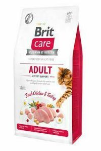 Brit Care Cat Grain-Free Adult Activity Support 1×7 kg, granule pre mačky