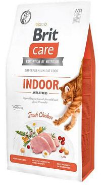 Brit Care Cat Grain-Free Indoor Anti-Stress 1×7 kg, granule pre mačky