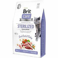 Brit Care Cat Grain-Free Sterilized Weight Control 1×2 kg, granule pre mačky