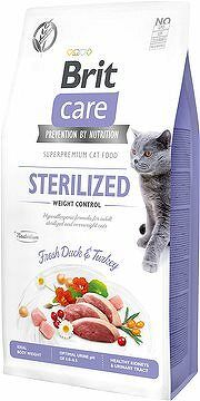 Brit Care Cat Grain-Free Sterilized Weight Control 1×7 kg, granule pre mačky