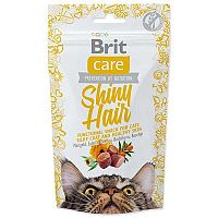 Brit Care Cat Snack Shiny Hair 1×50 g, maškrta pre mačky