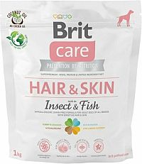 Brit Care Dog Hair & Skin Insect&Fish 1×1 kg, granule pre psy