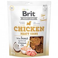 Brit Jerky Chicken With Insect Meaty Coins 200g 1×200 g
