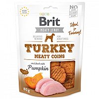 Brit Jerky Turkey Meaty Coins 80g 1×80 g