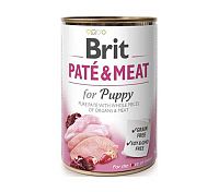 Brit Konzerva Paté & Meat Puppy 400g 1×400 g