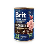 Brit Konzerva Prem By Nature Chicken With Hearts 400g 1×400 g