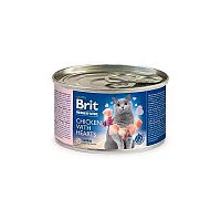 Brit Premium By Nature Cat Chicken With Hearts 1×200 g, konzerva pre mačky