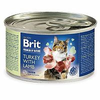 Brit Premium By Nature Cat Turkey With Lamb 1×200 g, konzerva pre mačky