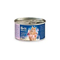 Brit Premium By Nature Cat Turkey With Liver 1×200 g, konzerva pre mačky