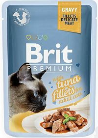 Brit Premium Cat Delicate Fillets In Gravy With Tuna 85g 1×85g
