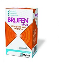 BRUFEN sirup sir (fľ.PET+striek.) 1x100 ml