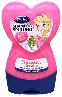 BUBCHEN Kids šampón s kondicionérom 2v1 Princezná Rosalea 1×230 ml, pre citlivú detskú pokožku