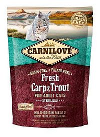 Carnilove Cat Fresh Carp & Trout Sterilized 0,4kg 1×0,4 kg