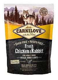 Carnilove Dog Fresh Chicken & Rabbit 1,5kg 1×1,5 kg, granule pre psy