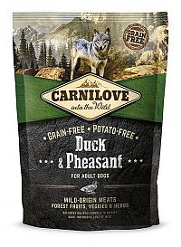 Carnilove Duck&Pheasant Adult 1 1×12 kg, granule pre psy